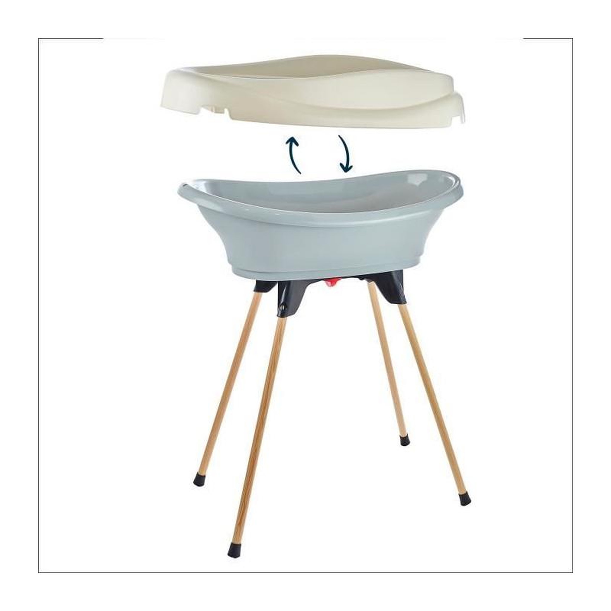 Voir la diapositive 4 : THERMOBABY Plan a langer THERMOBABY - 76x45 cm - VASCO - blanc muguet