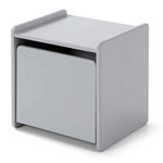 Paris Prix Table de Chevet Enfant  Kiddy  40cm Gris