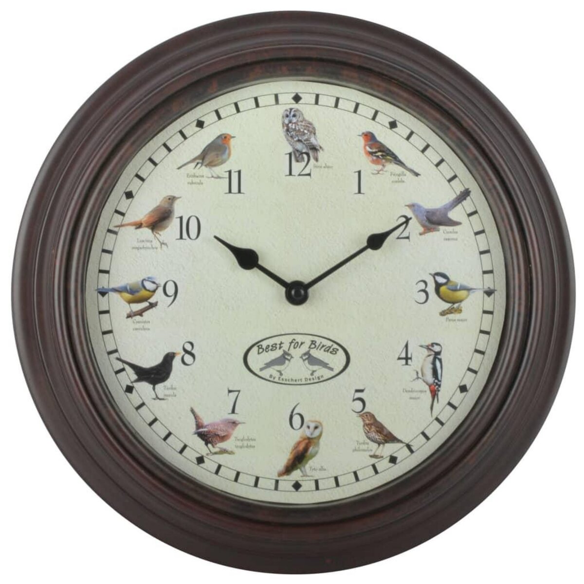 ESSCHERT DESIGN Esschert Design Horloge avec sons d'oiseaux