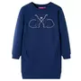 VIDAXL Robe sweatshirt pour enfants bleu marine 128