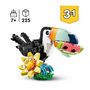 Voir la diapositive 2 : LEGO LEGO® Creator 3 en 1 31173 Animaux sauvages le toucan tropical