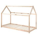 Paris Prix Lit Enfant Design  Cabane  90x200cm Naturel
