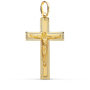 Voir la diapositive 1 : L'ATELIER D'AZUR Pendentif  - Médaille Christ sur la Croix Or 18 Carats 750 Jaune - Chaine Offerte