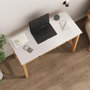 Voir la diapositive 4 : IDIMEX Bureau ADRIAN L 110 cm 2 tiroirs en bois massif