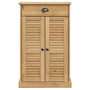 Voir la diapositive 4 : VIDAXL Armoire a chaussures VIGO 60x35x96 cm bois massif de pin