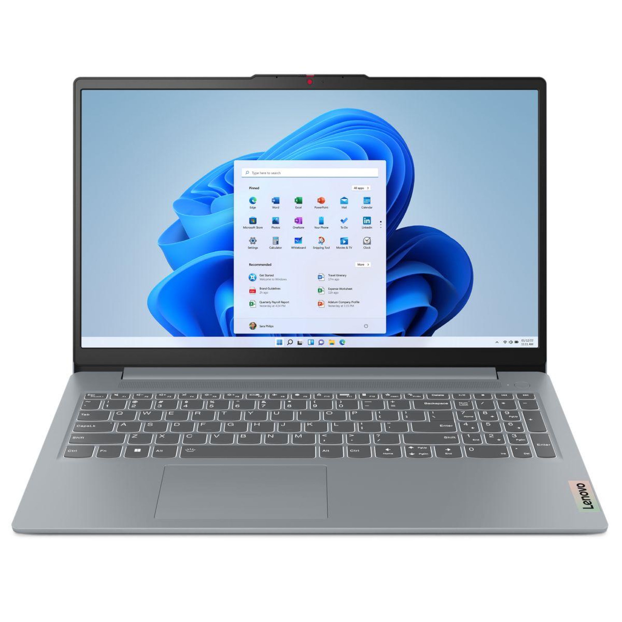 Voir la diapositive 1 : Lenovo Ordinateur portable IdeaPad Slim 3 15IAN8 i3 8Go 128Go