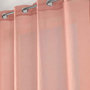 Voir la diapositive 2 : Paris Prix Rideau Voilage à Œillets  Sandra  140x280cm Rose