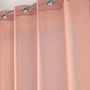 Voir la diapositive 2 : Paris Prix Rideau Voilage à Œillets  Sandra  140x280cm Rose