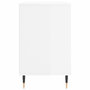 Voir la diapositive 5 : VIDAXL Armoire a chaussure Blanc brillant 102x36x60 cm Bois ingenierie