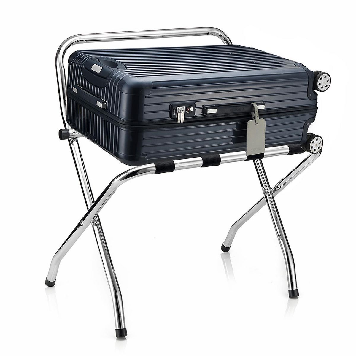 IDIMEX Porte-valise SUITE avec protection, structure pliable en métal