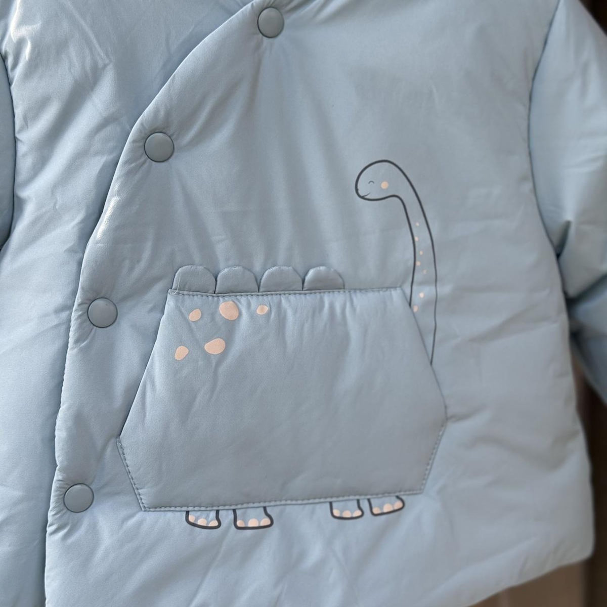 Petit Béguin Doudoune bébé imperméable doublée sherpa avec capuche Nino