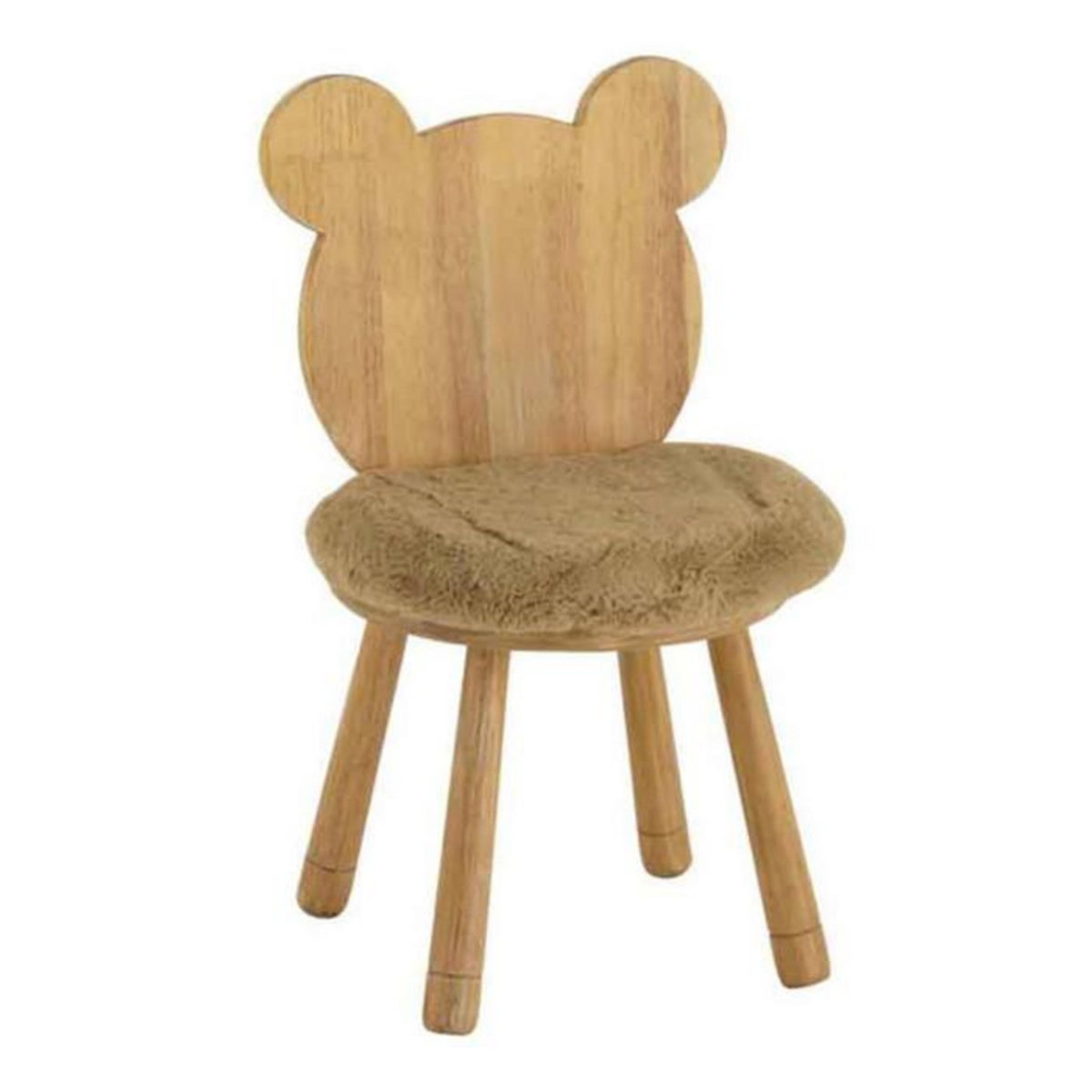 Paris Prix Chaise pour Enfant en Bois  Ours  61cm Naturel