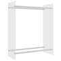 Voir la diapositive 2 : VIDAXL Portant de bois chauffage Transparent 80x35x100 cm Verre trempe