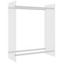 Voir la diapositive 2 : VIDAXL Portant de bois chauffage Transparent 80x35x100 cm Verre trempe