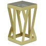 Voir la diapositive 5 : Paris Prix Lot de 3 Tables d'Appoint  Zeli  63cm Or
