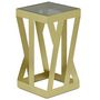 Voir la diapositive 5 : Paris Prix Lot de 3 Tables d'Appoint  Zeli  63cm Or