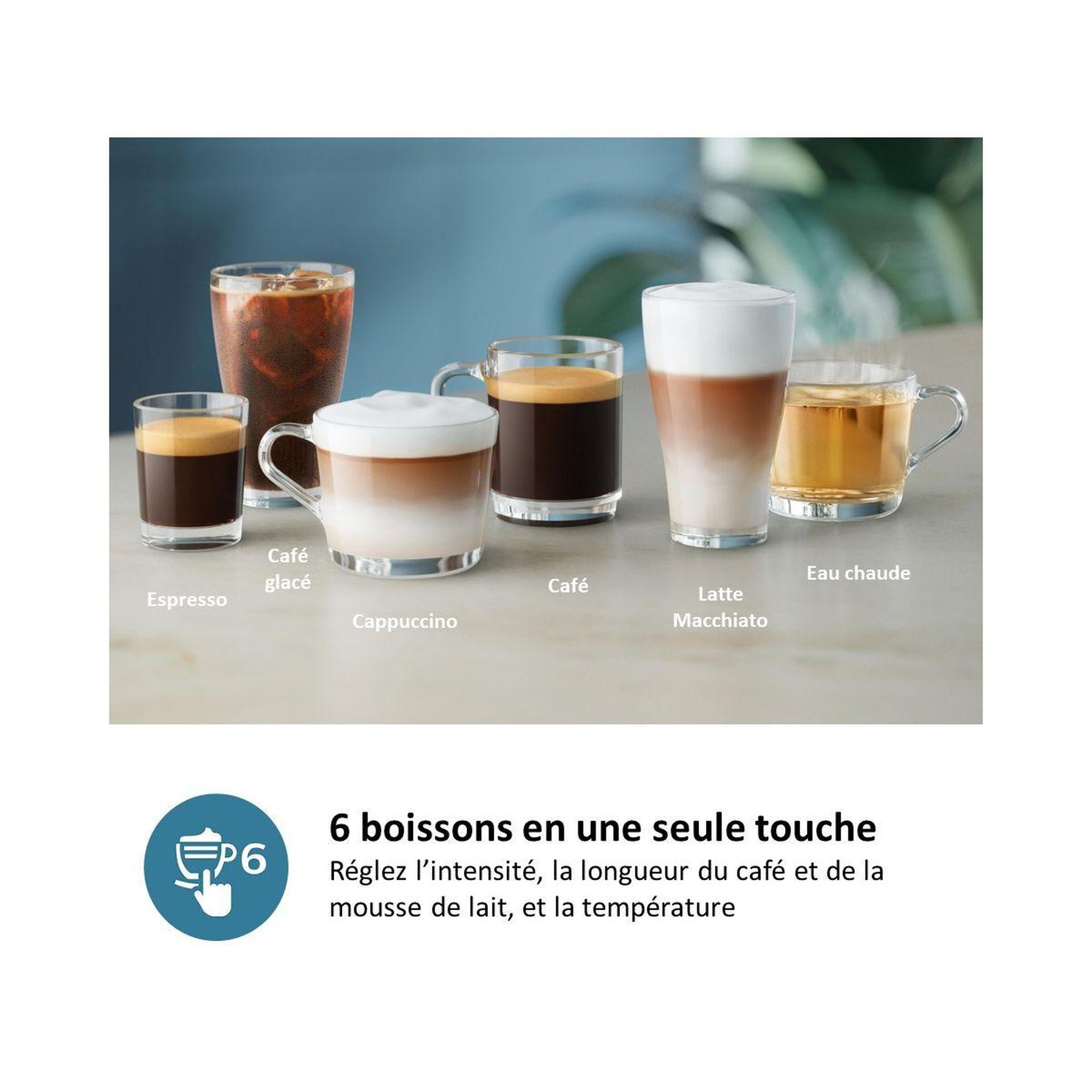 Voir la diapositive 5 : Philips Expresso broyeur lattego silent brew ep3349/70