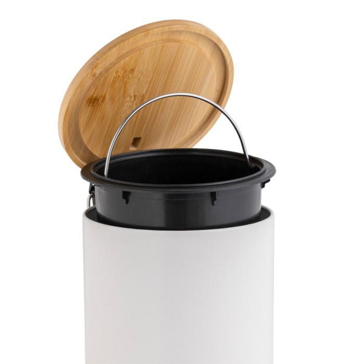 Paris Prix Poubelle de Salle de Bain  Mobelle  3L Blanc