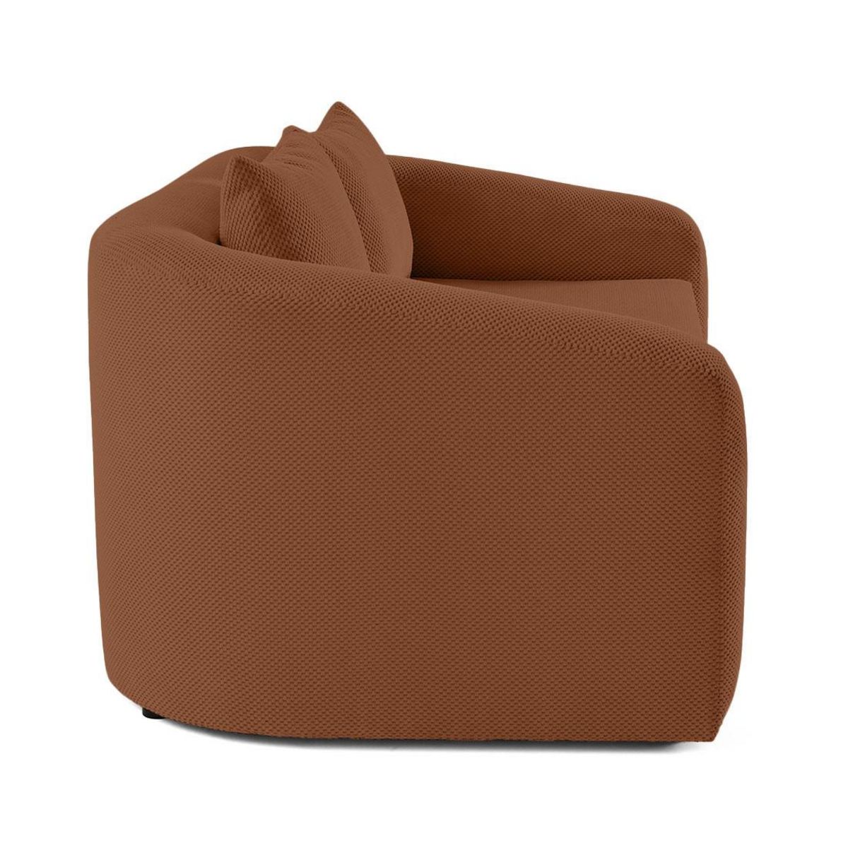 BEST MOBILIER Nuvia - canapé convertible déplimousse 2 places en velours texturé