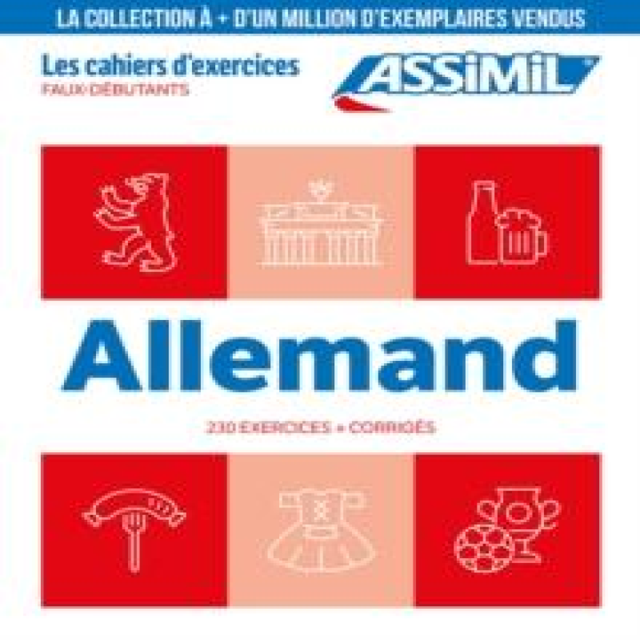LIVRES German Beginner Exercise Book for French Speakers
