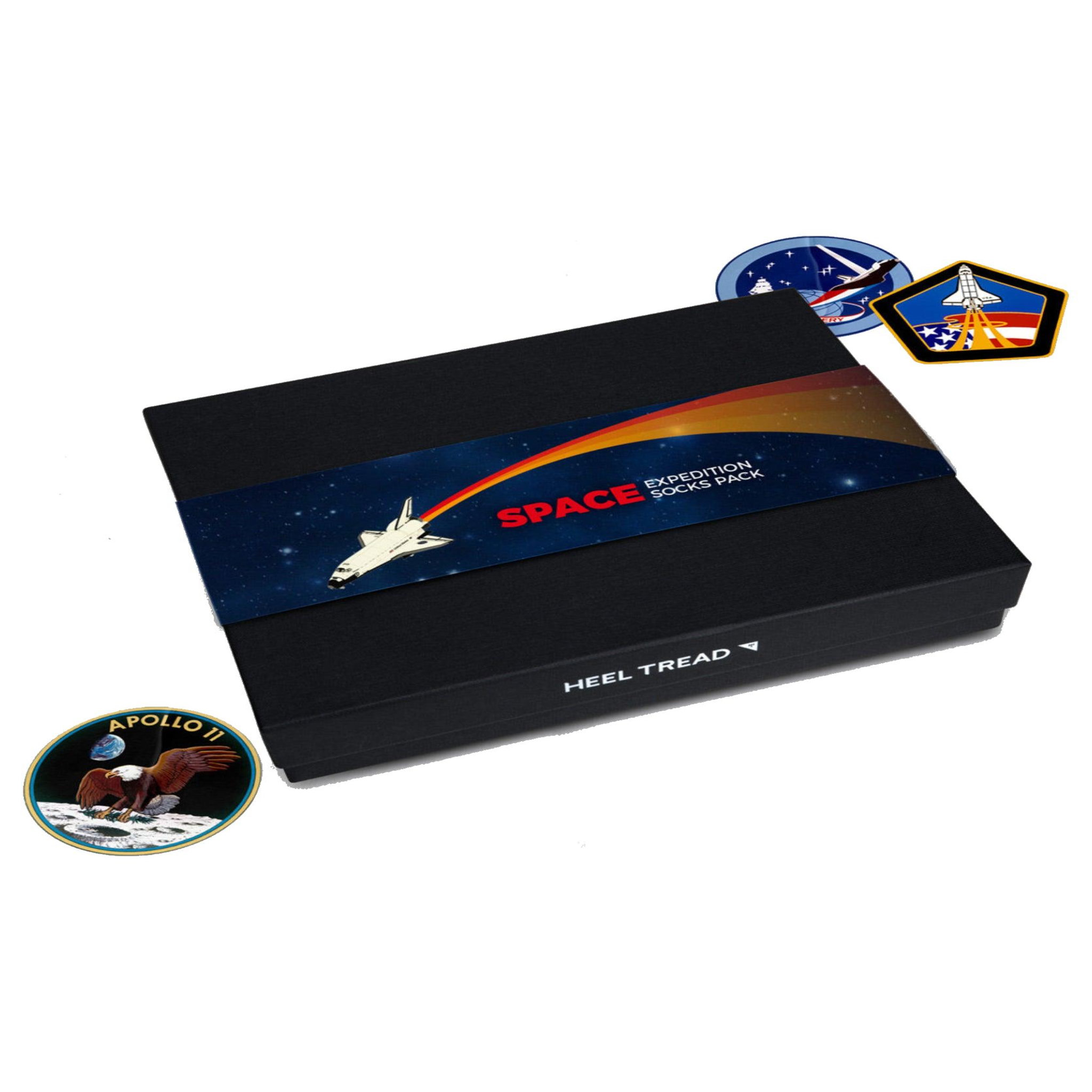 Voir la diapositive 5 : SOCK AFFAIRS Coffret chaussettes expéditions spatiales de la nasa