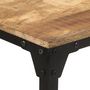 Voir la diapositive 4 : VIDAXL Table de salle a manger 140x70x76 cm Bois de manguier brut