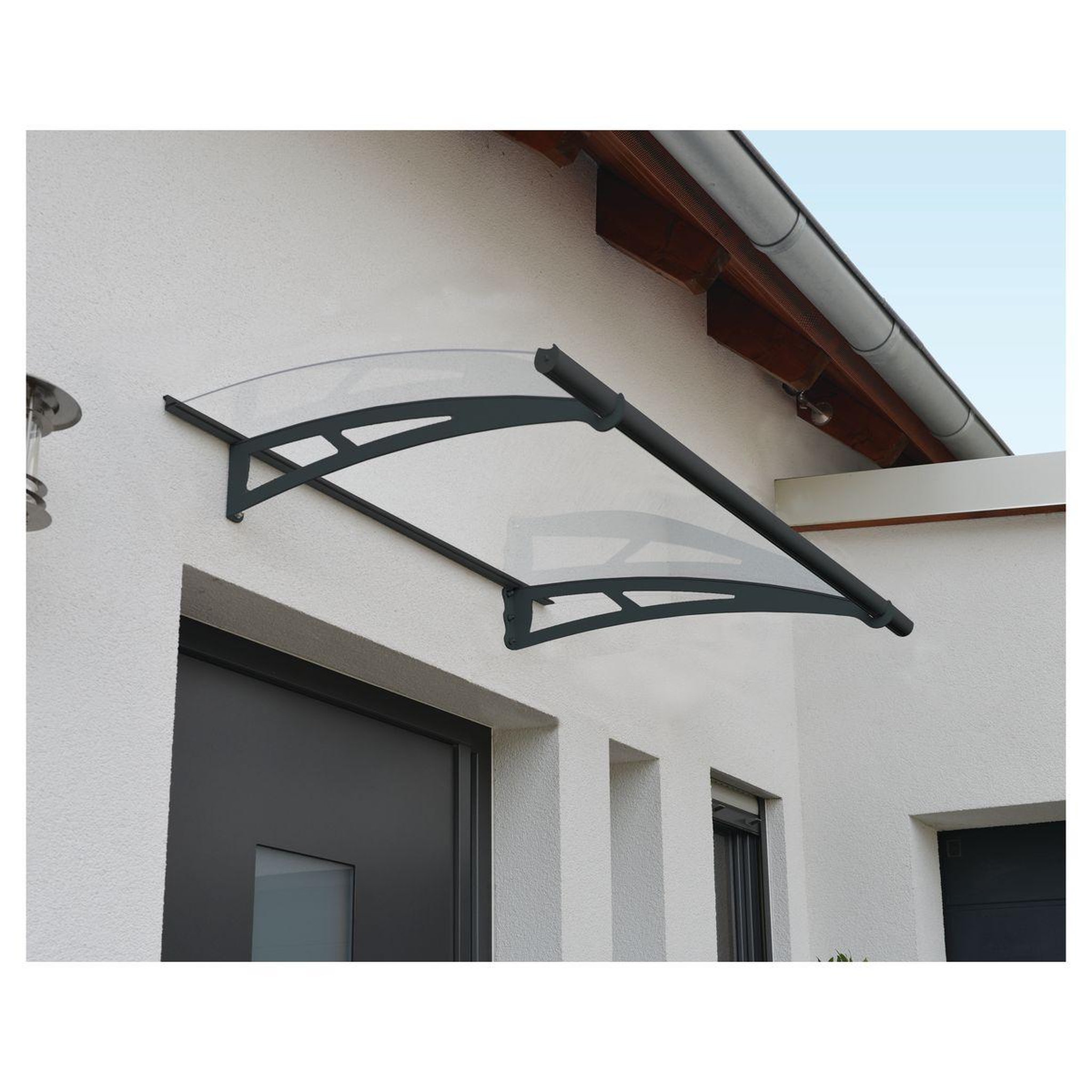 Canopia by PALRAM Marquise - Anthracite - 91-5x150-5cm - AQUILA 1500