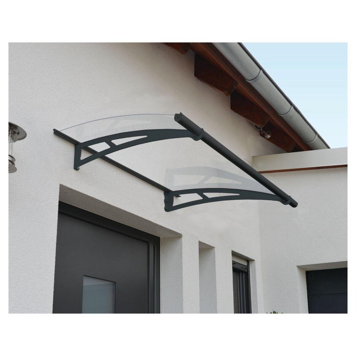 Canopia by PALRAM Marquise - Anthracite - 91-5x150-5cm - AQUILA 1500