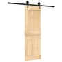 Voir la diapositive 2 : VIDAXL Porte coulissante et kit de quincaillerie 70x210 cm pin massif