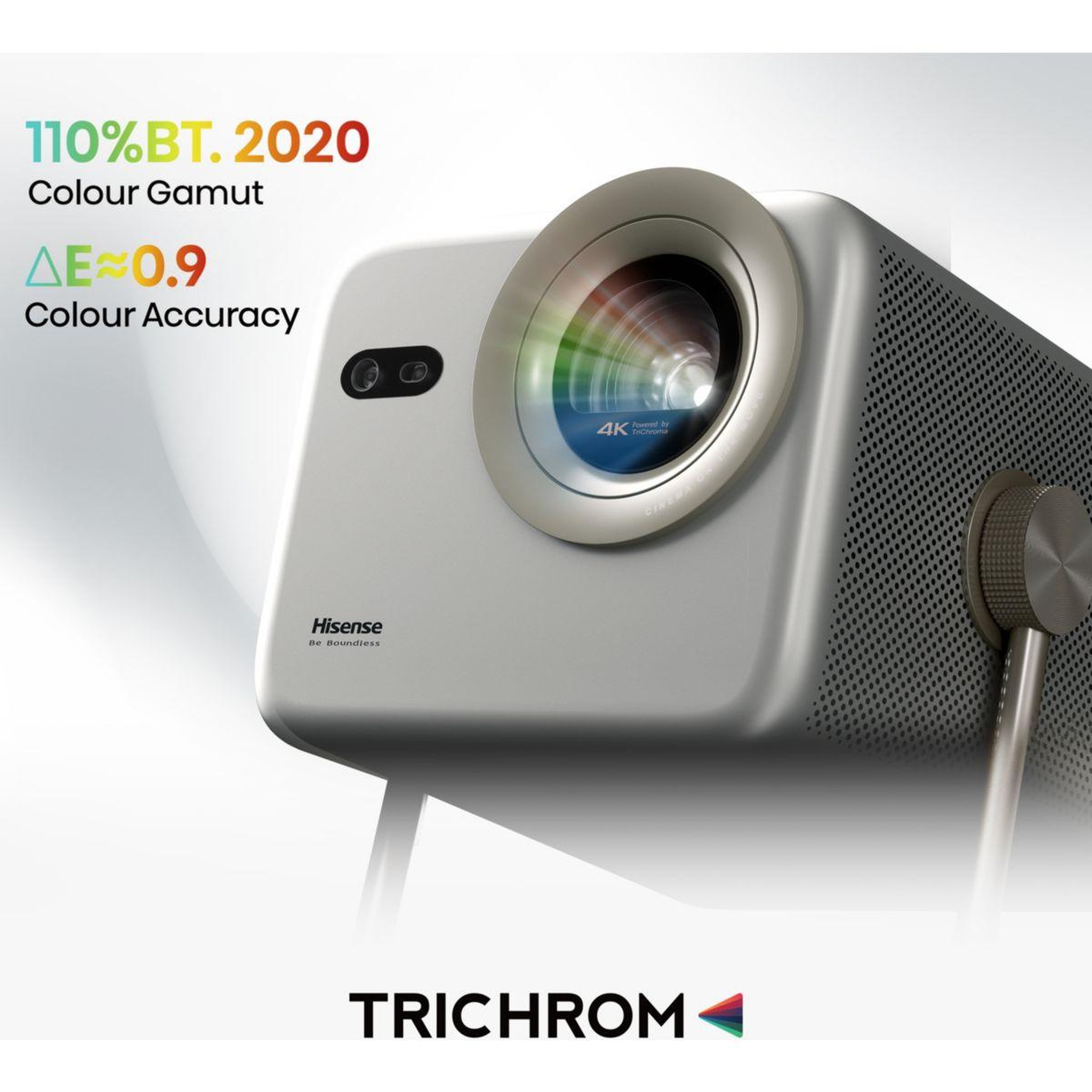 Voir la diapositive 5 : Hisense Vidéoprojecteur home cinéma laser mini projecteur m2 pro
