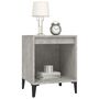 Voir la diapositive 4 : VIDAXL Tables de chevet 2 pcs Gris beton 40x35x50 cm