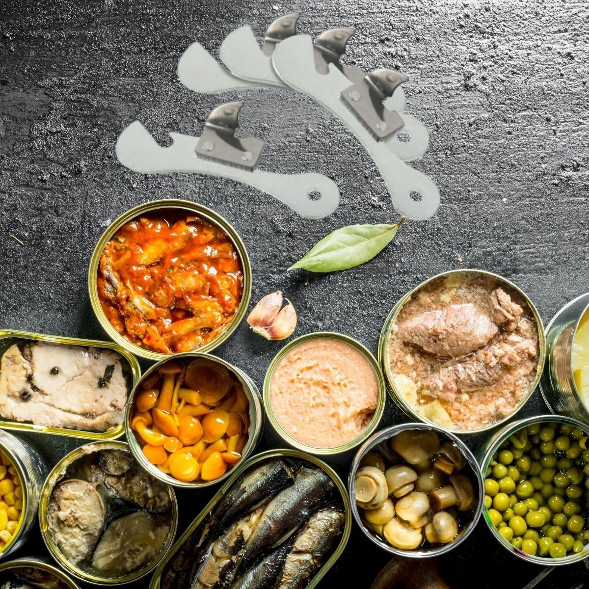 FM PROFESSIONAL Lot de 4 ouvre-boites FM Professional