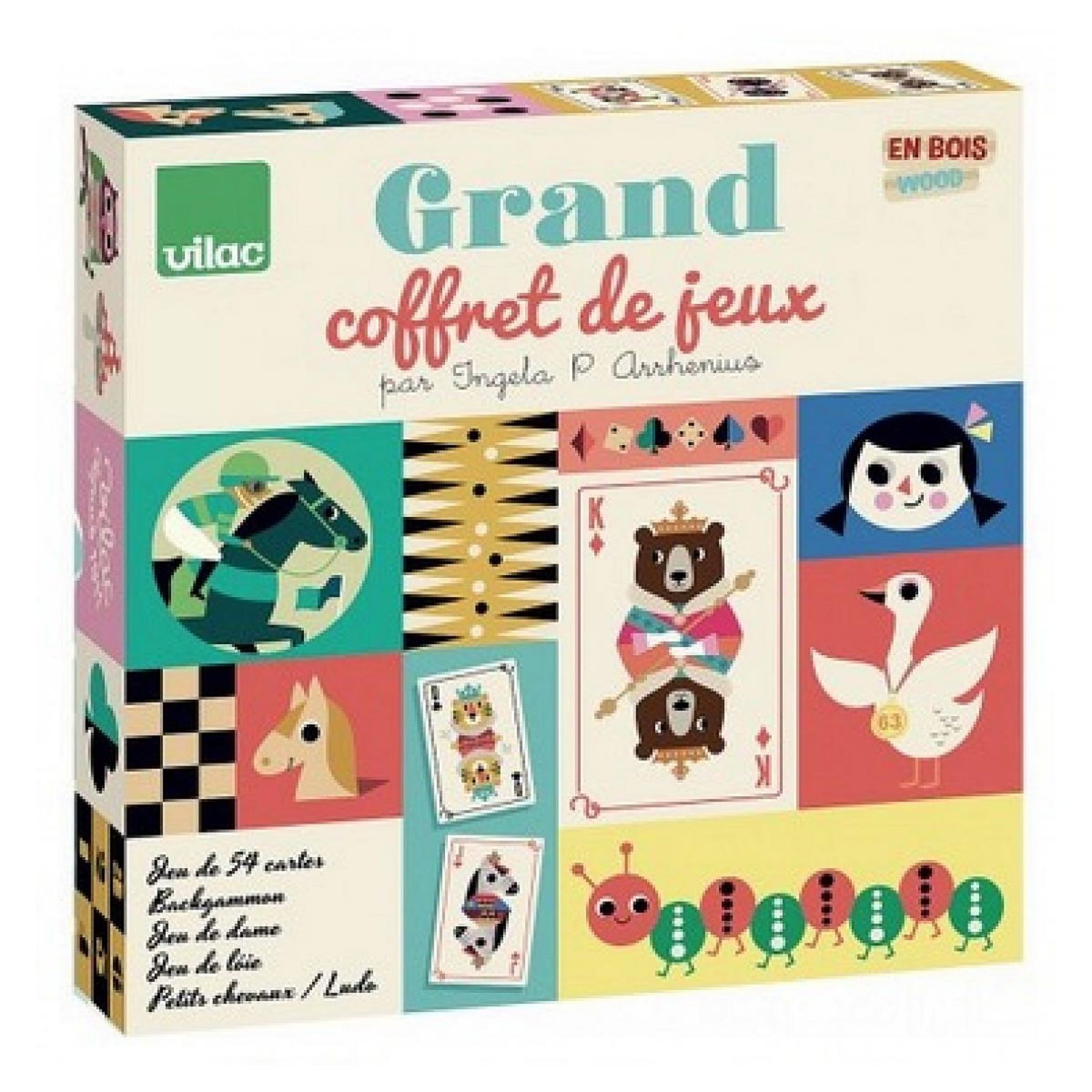 Vilac Grand coffret multi-jeux Ingela P.Arrhenius