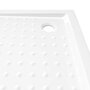 VIDAXL Receveur de douche avec picots Blanc 90x90x4 cm ABS