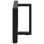 Voir la diapositive 5 : VIDAXL Pieds de table basse forme de T 2pcs noir 70x25x(42-43)cm acier