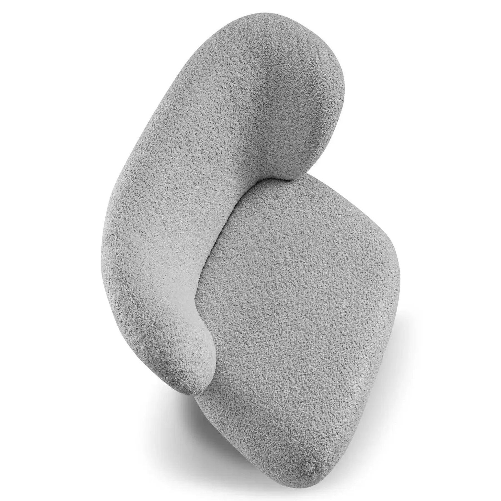 Voir la diapositive 6 : CASANOVA PARIS Capri - fauteuil tissu bouclette