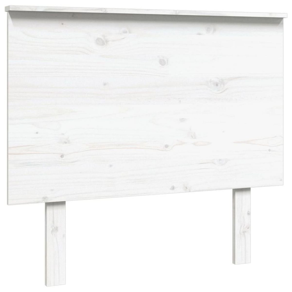 VIDAXL Tete de lit Blanc 94x6x82,5 cm Bois massif de pin