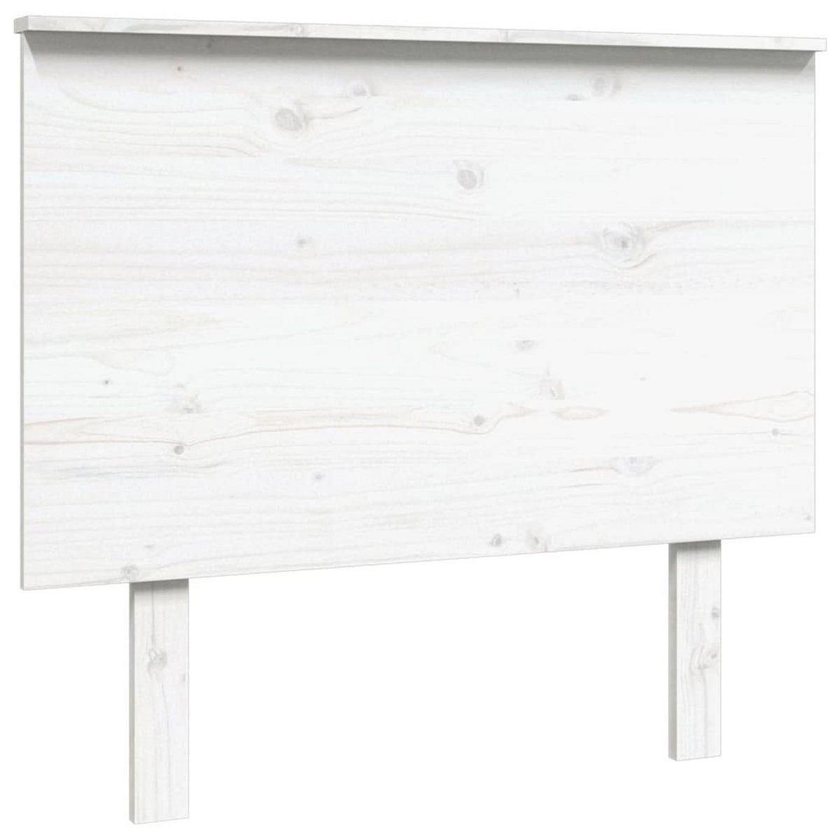 VIDAXL Tete de lit Blanc 94x6x82,5 cm Bois massif de pin