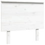 Voir la diapositive 2 : VIDAXL Tete de lit Blanc 94x6x82,5 cm Bois massif de pin