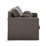 Voir la diapositive 4 : LISA DESIGN Serena - canapé droit déhoussable 2 places en tissu