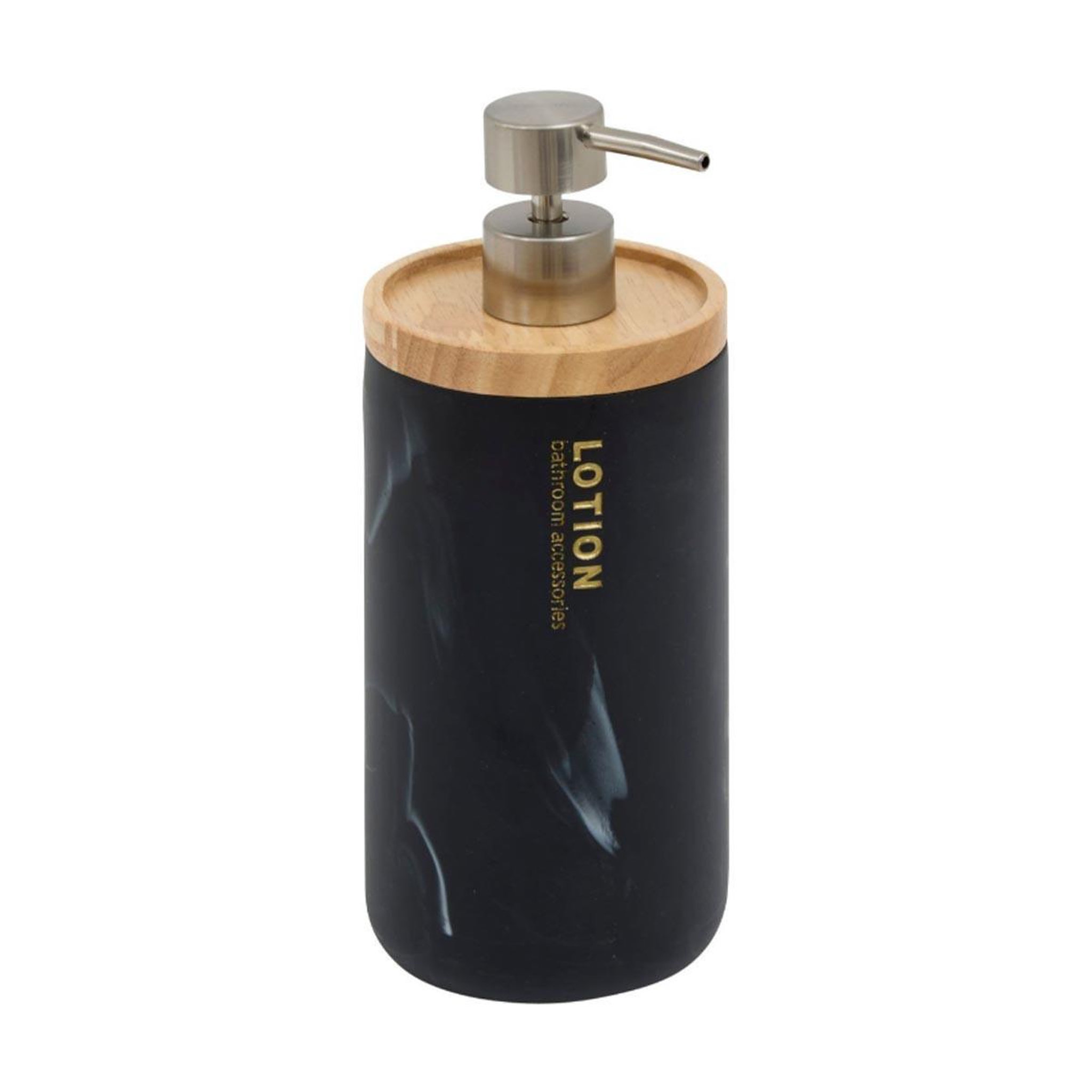 FIVE Distributeur de savon effet marbre  lea  842ml noir