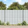 Voir la diapositive 1 : VIDAXL Brises-vues de jardin 10 pcs gris clair 252,5x19 cm PVC