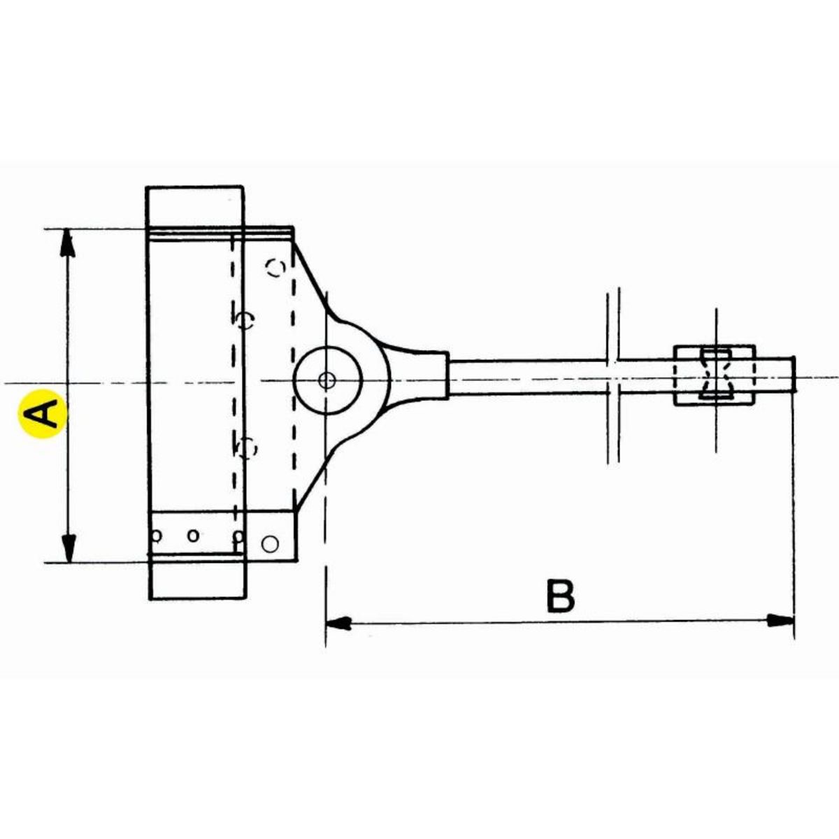IBFM Ferme porte à tige n° 3 max 60 kg IBFM 91003