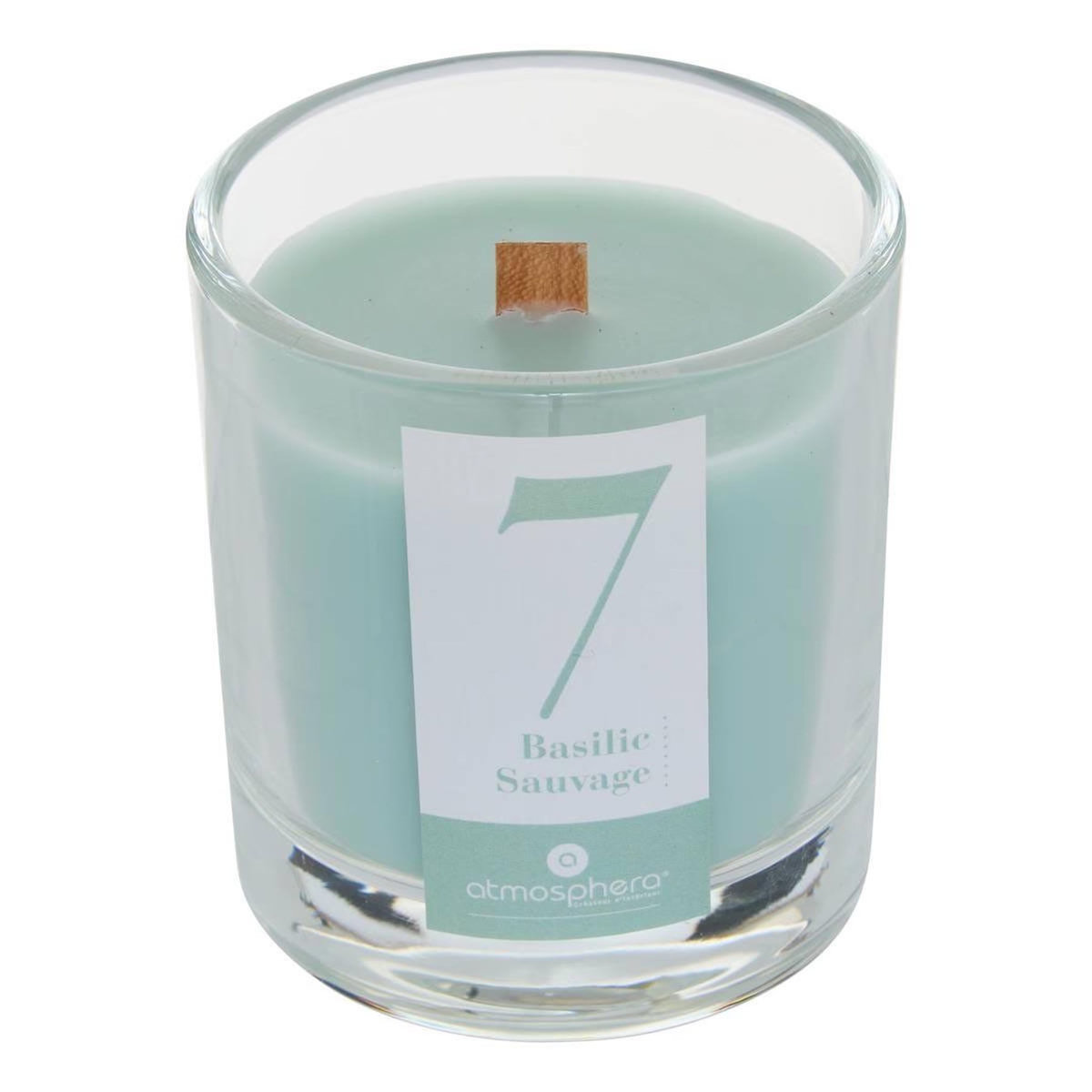ATMOSPHERA Bougie Parfumée en Verre  Numia  180g Basilic Sauvage