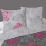 Voir la diapositive 3 : Dourev Housse de couette 240x220 FLEURS + 2 taies 100% coton