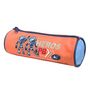 Voir la diapositive 2 : Bagtrotter BAGTROTTER Trousse scolaire ronde Poivre Blanc Orange Robot
