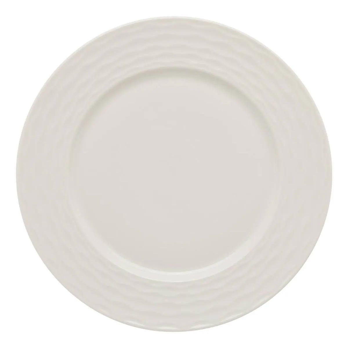 SECRET DE GOURMET Service de Table 12 Pièces  Paloma  27cm Blanc