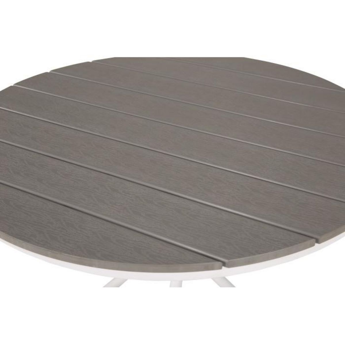 Paris Prix Table de Jardin Ronde  Parma  90cm Gris