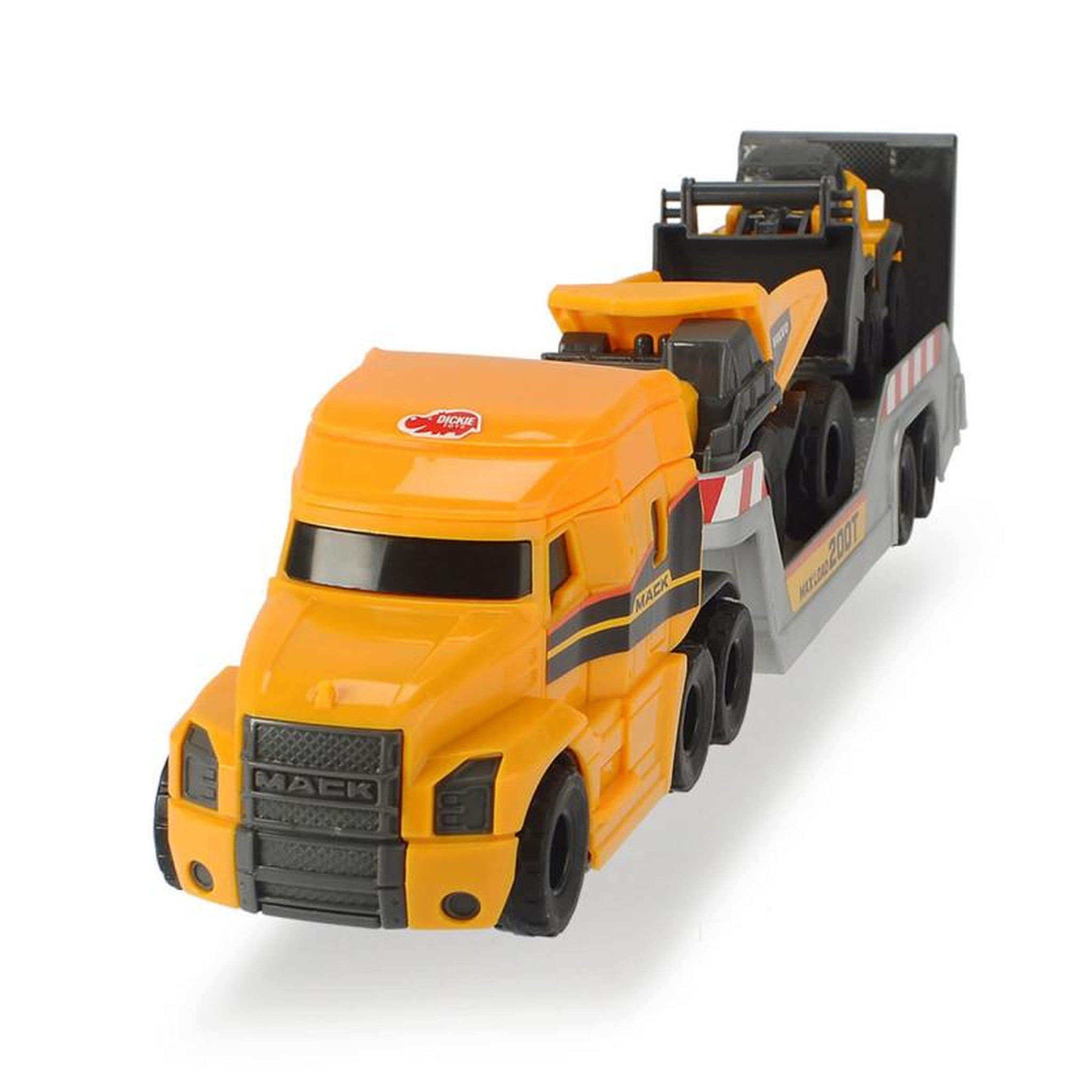 Voir la diapositive 4 : Dickie Dickie Volvo Micro Transporter with Work Vehicles