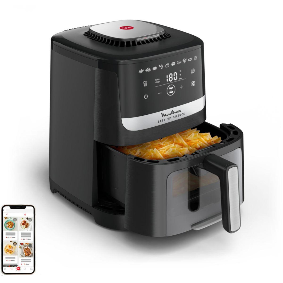 MOULINEX Friteuse sans huile Easy Fry Silence 5L  EZ5568F0